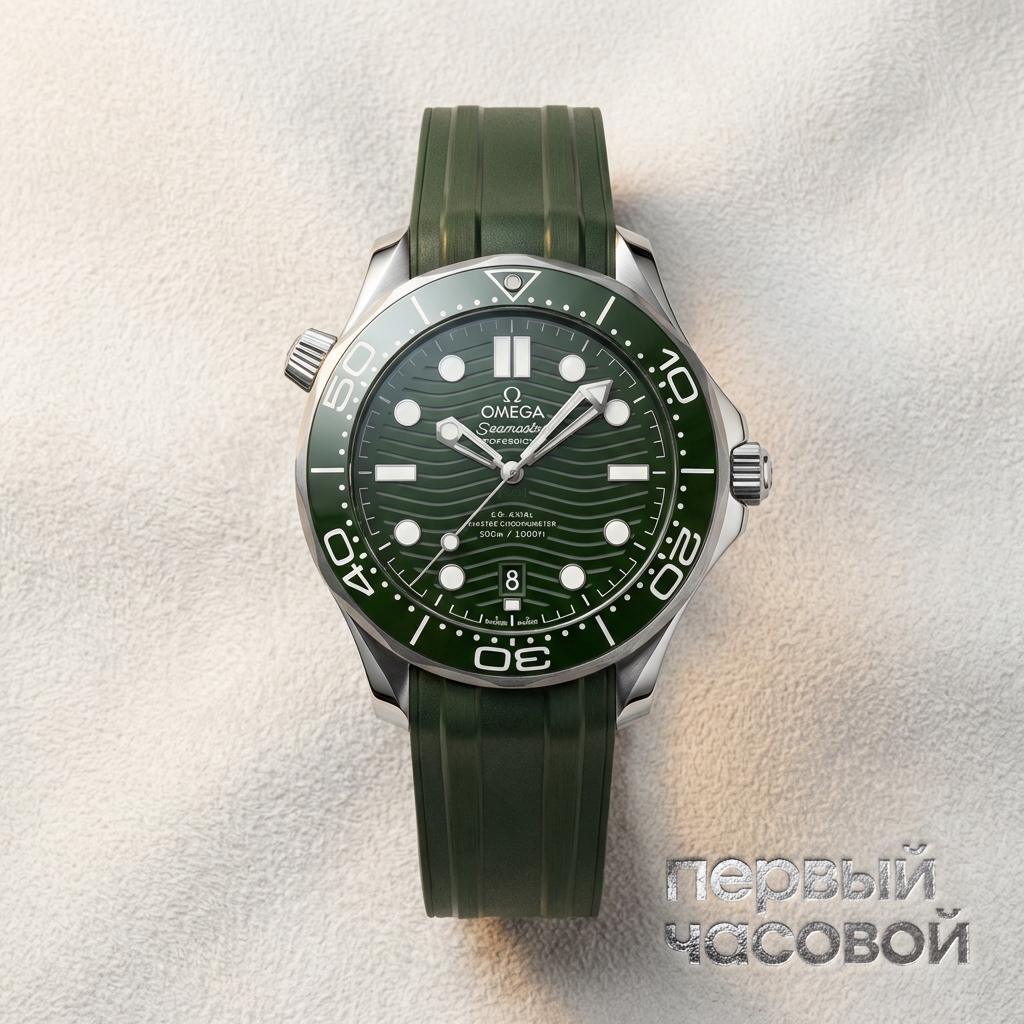Omega Seamaster Diver 300M Co‑Axial Master Chronometer 42 Mm Green Dial