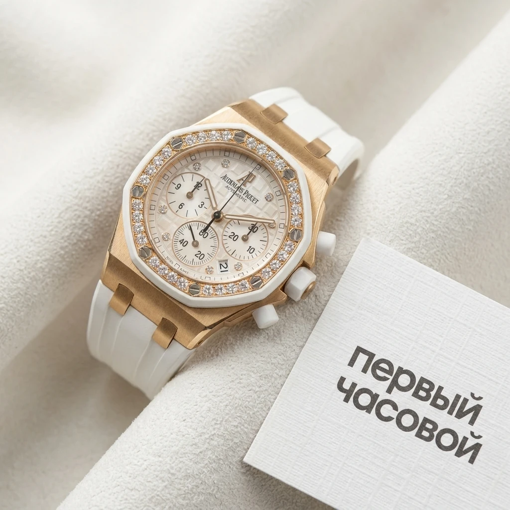 Audemars Piguet Royal Oak Offshore Chronograph Ladies 38Mm Rose Gold 26048OK.ZZ.D010CA.01  — фото 2