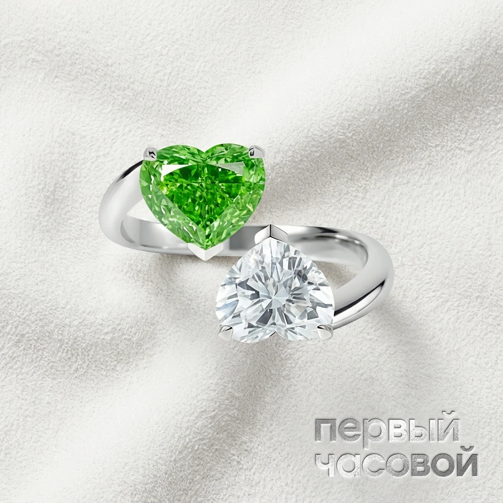 Купить украшение Studio jewelry Кольцо с бриллиантами "Toi Et Moi" : в наличии в Москве!