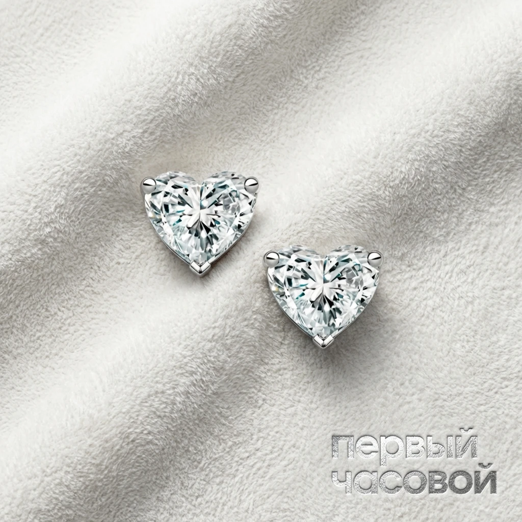 Купить украшение Studio jewelry Серьги 0,90/0,90 ct. H/VS1 : в наличии в Москве!
