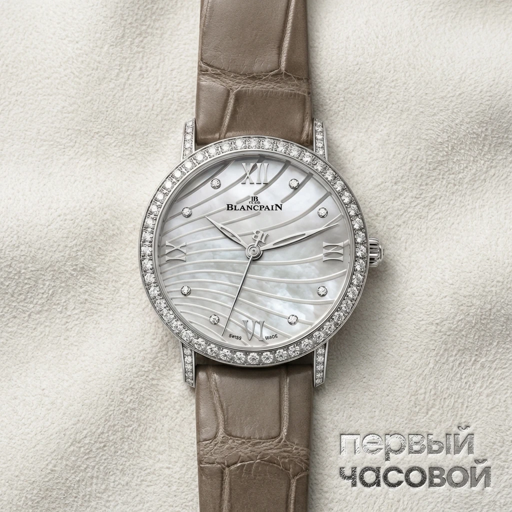 Купить элитные часы Blancpain Villeret Ultra-Slim 6104 4654 55A: в наличии в Москве!