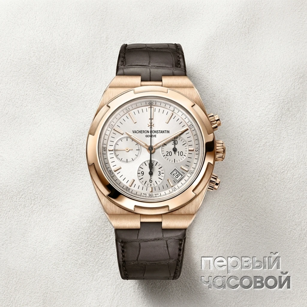 Купить элитные часы Vacheron Constantin Overseas Chronograph Rose Gold 5500V/000R-B074: в наличии в Москве!