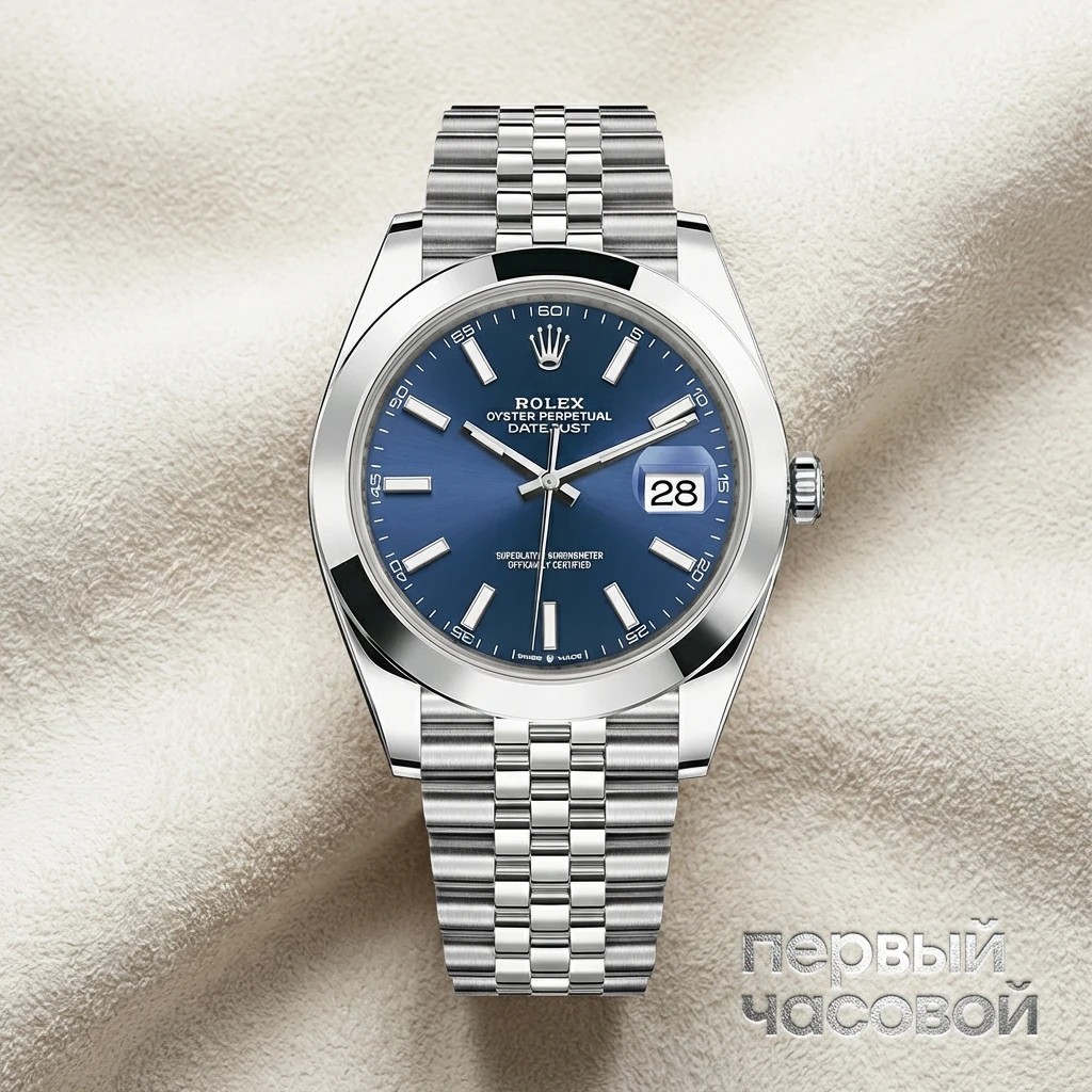 Купить элитные часы Rolex Oyster Perpetual Datejust 41 mm Blue Sticks Jubilee 126300: в наличии в Москве!