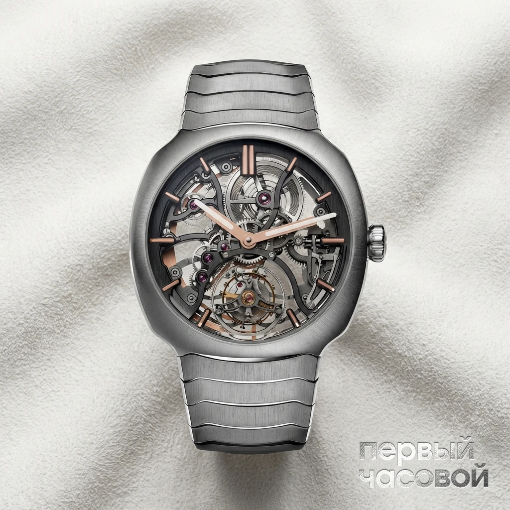 Купить элитные часы H. Moser &amp; Cie Streamliner Streamliner Tourbillon Skeleton 6814-1200: в наличии в Москве!