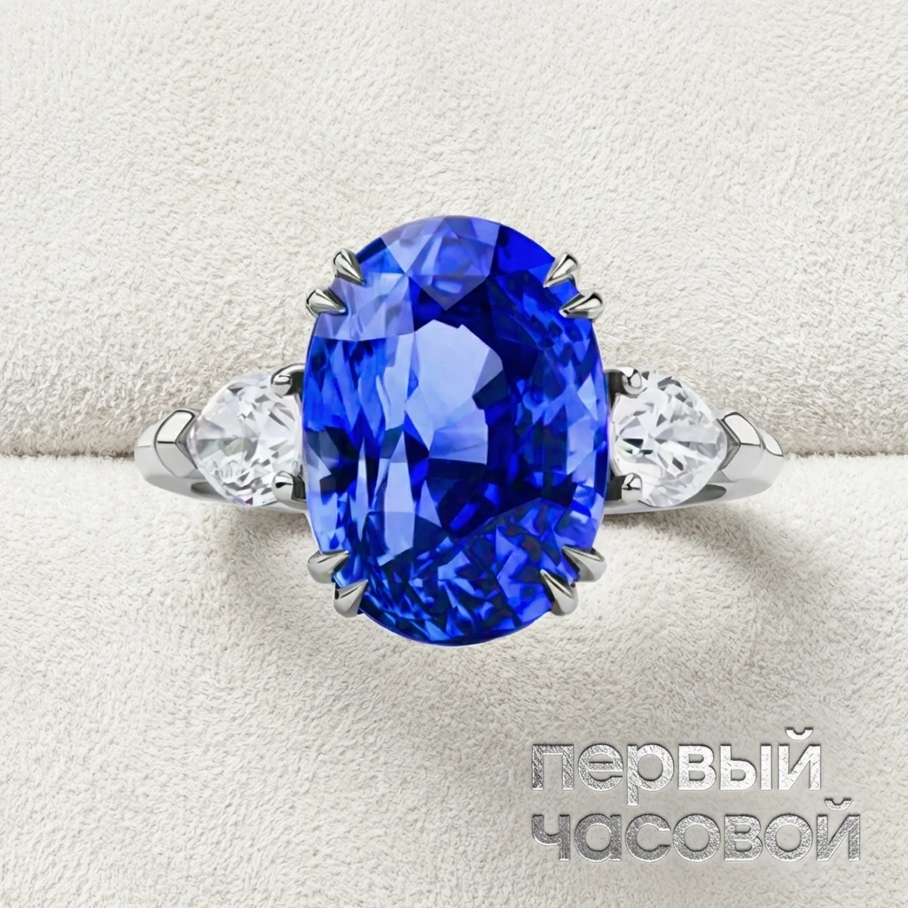 Купить украшение Studio jewelry Кольцо С Сапфиром 7,27 Ct. : в наличии в Москве!