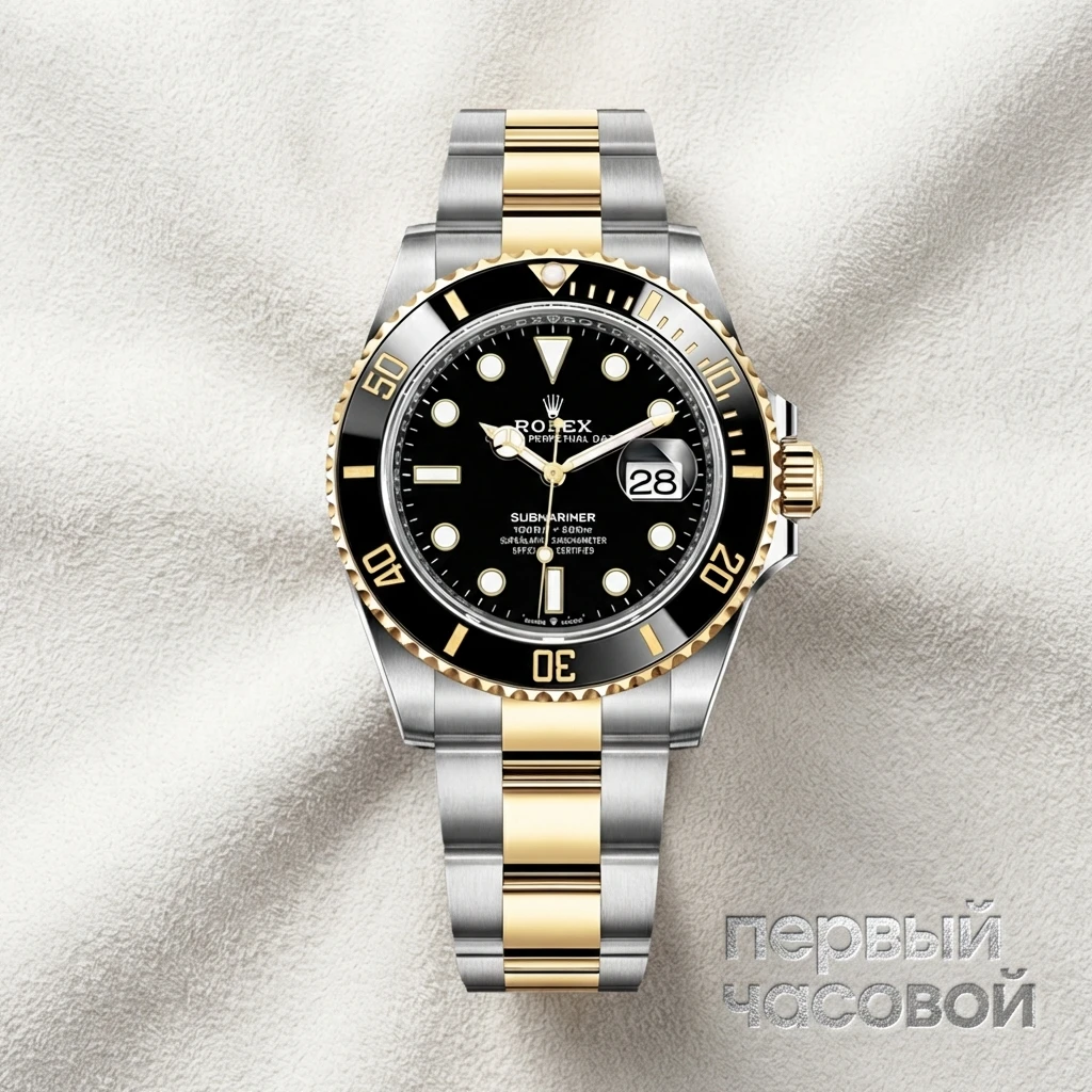Купить элитные часы Rolex Submariner 41 mm Oystersteel and Yellow Gold  2022 126613LN: в наличии в Москве!