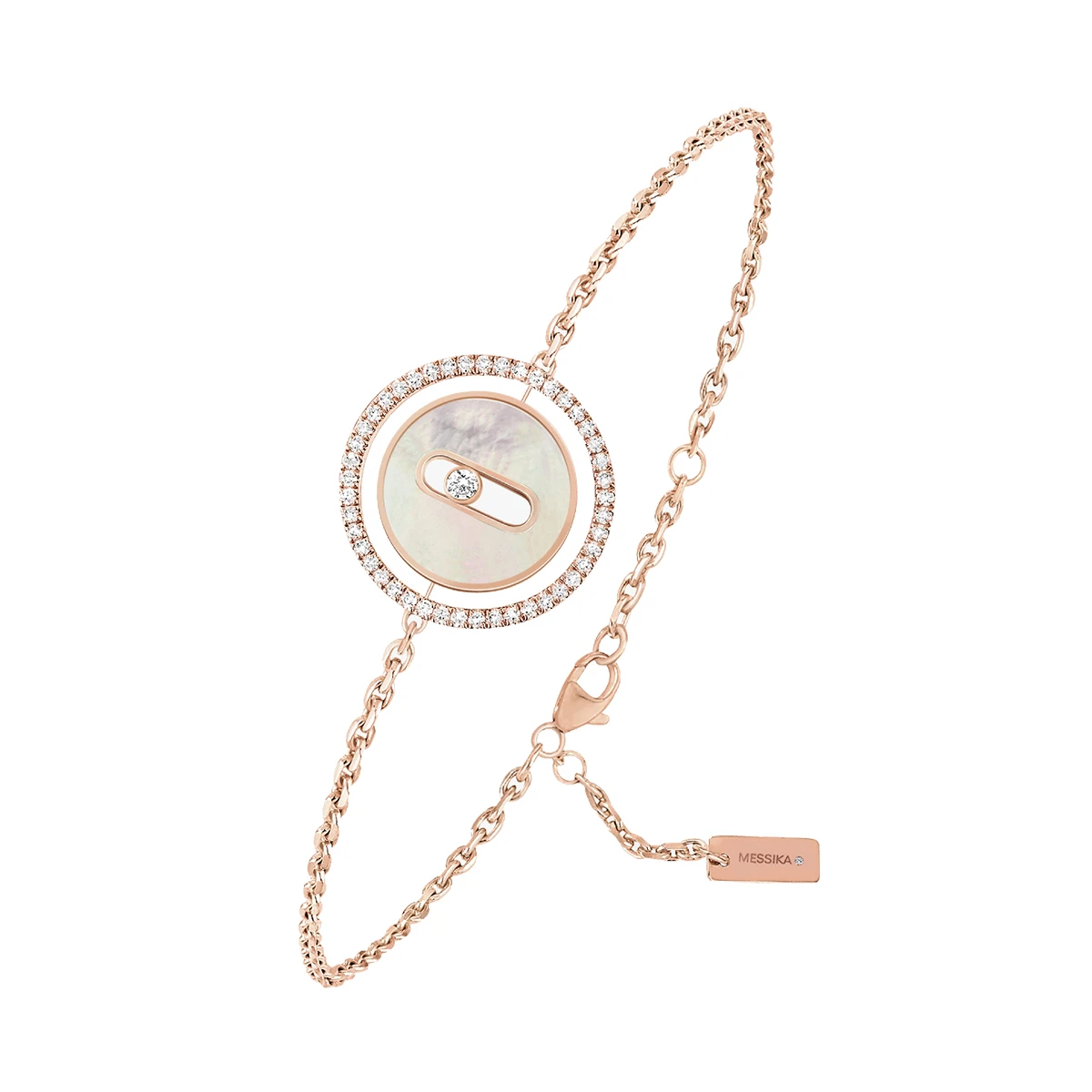 Купить украшение MESSIKA Браслет Lucky Move PM White Mother-of-Pearl 11653-PG: в наличии в Москве!