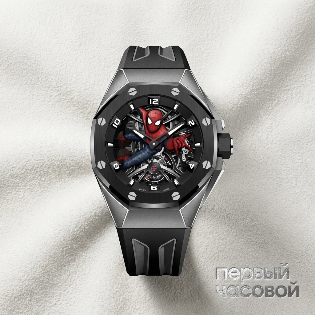 Купить элитные часы Audemars Piguet Royal Oak Concept Tourbillon Spider-man 26631IO.OO.D002CA.01: в наличии в Москве!