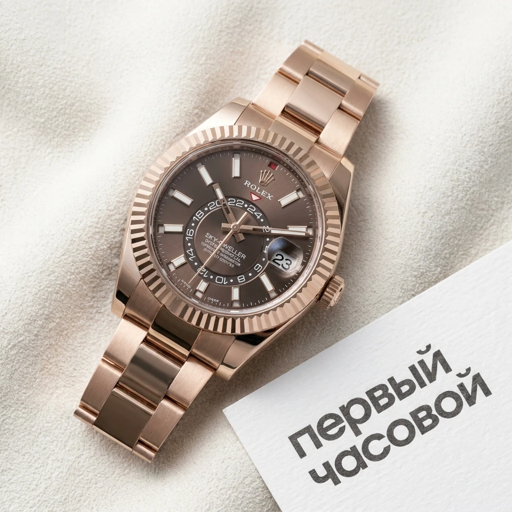 Купить элитные часы Rolex Sky-Dweller Everose Gold Chocolate Brown Dial Jubilee Bracelet 336935: в наличии в Москве!