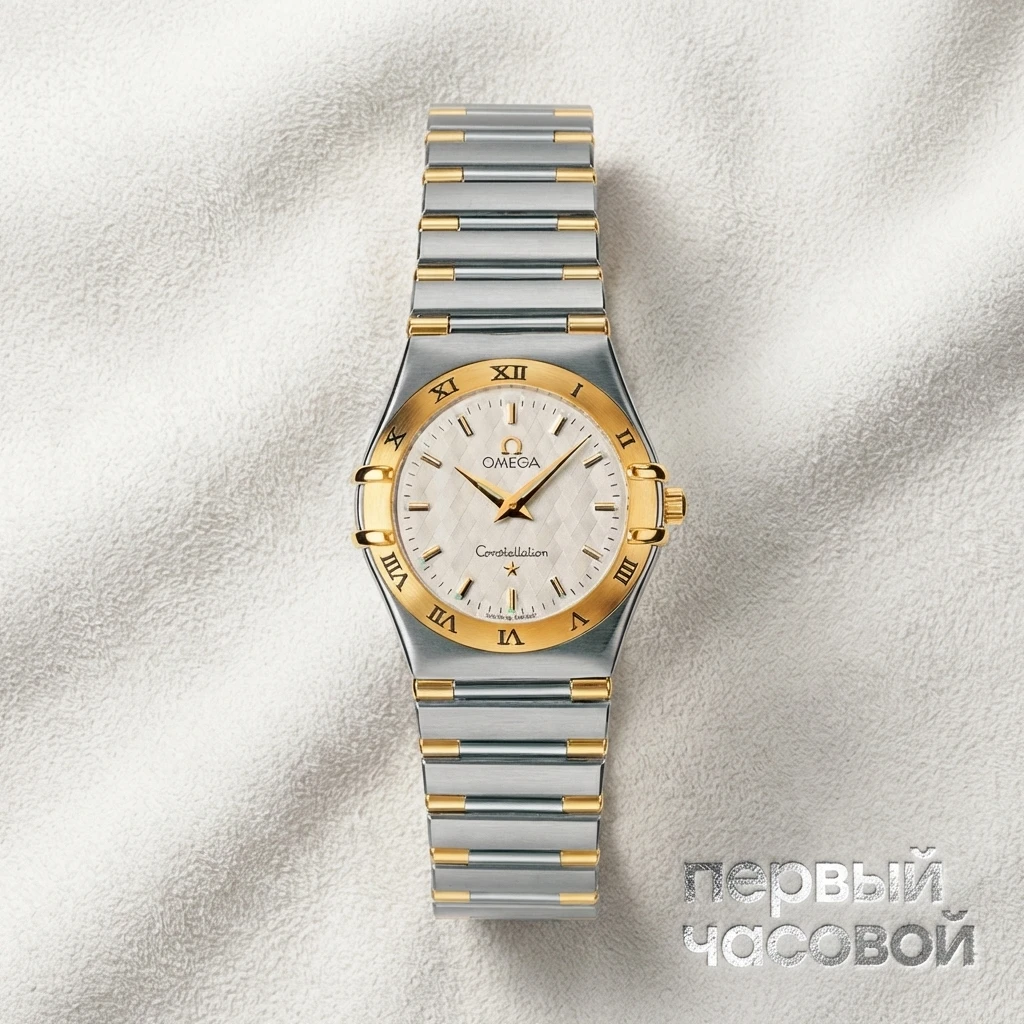 Купить элитные часы Omega Constellation Steel &amp; Yellow Gold 25mm  1372.30.00: в наличии в Москве!