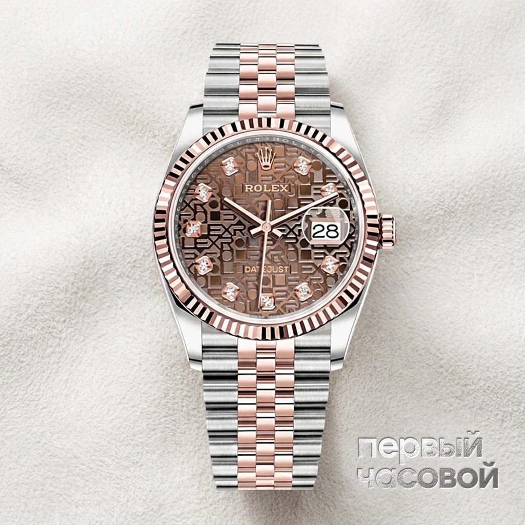 Купить элитные часы Rolex Oyster Perpetual Datejust 36 Mm Rolesor Oystersteel And Rose Gold 126231: в наличии в Москве!