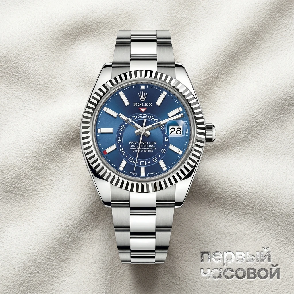 Купить элитные часы Rolex Sky-Dweller Blue Dial Oyster Bracelet 326934: в наличии в Москве!