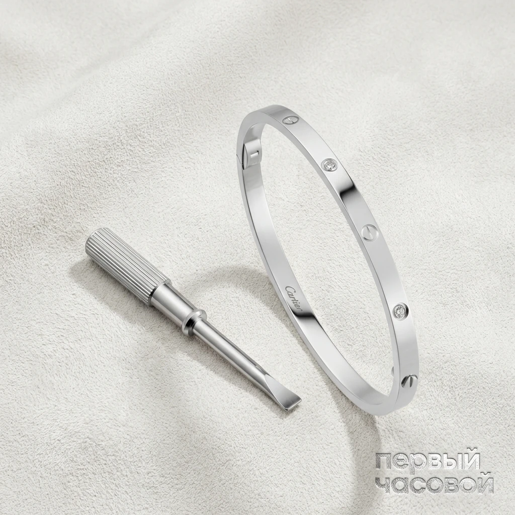 Купить украшение Cartier Love Bracelet, Small Model, 6 Diamonds Wg B6047717: в наличии в Москве!