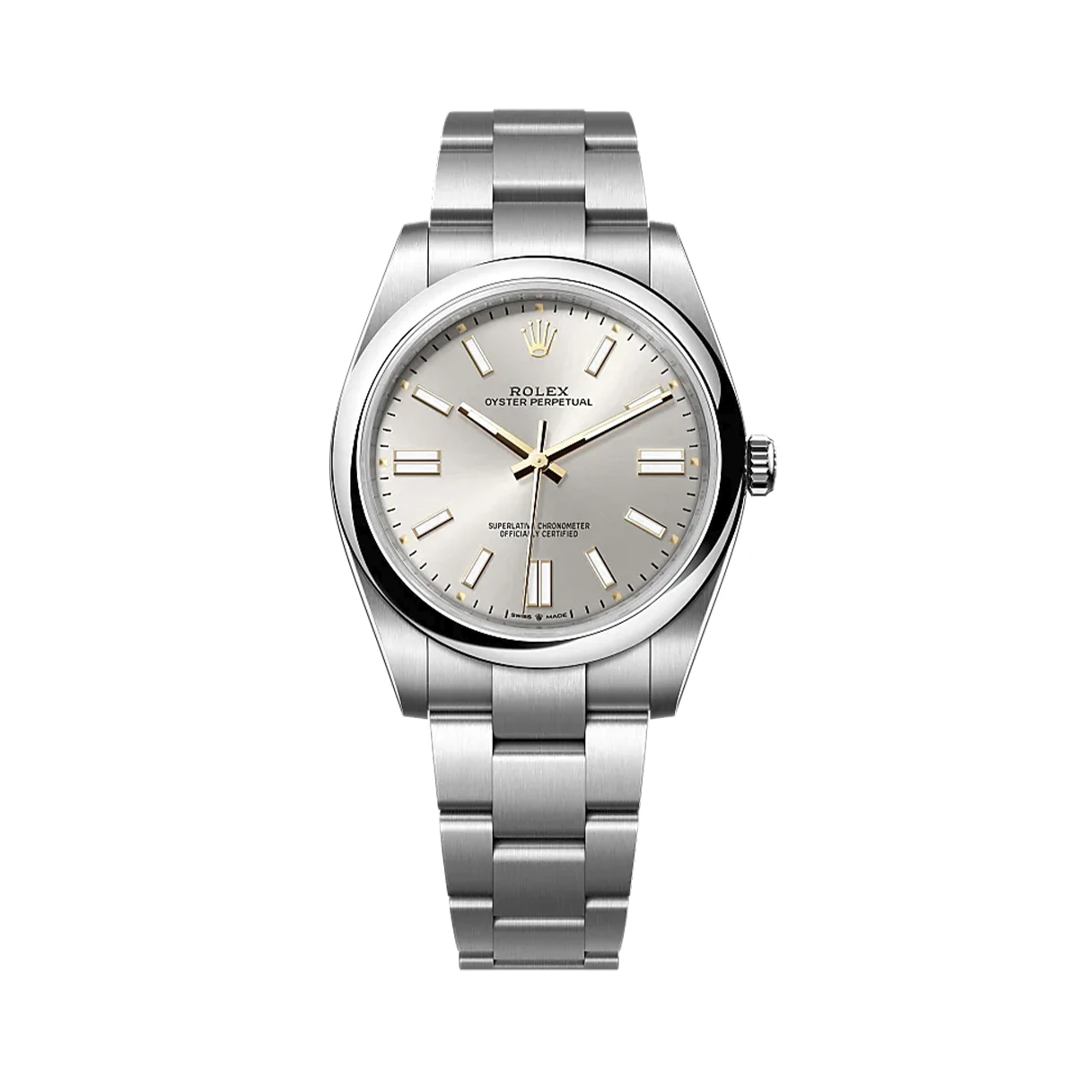 Купить элитные часы Rolex Oyster Perpetual 41mm Silver Dial 124300: в наличии в Москве!