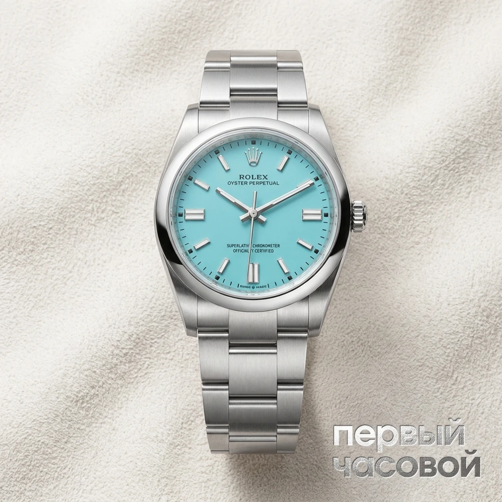 Купить элитные часы Rolex Perpetual 36 Stainless Steel Tiffany Dial 126000: в наличии в Москве!