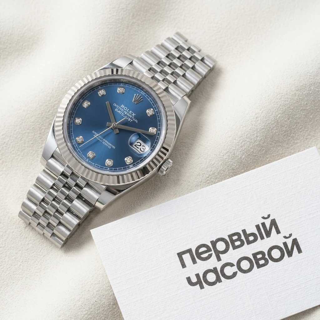 Купить элитные часы Rolex Oyster Perpetual Datejust 41Mm Blue Dial Diamond Index 126334: в наличии в Москве!