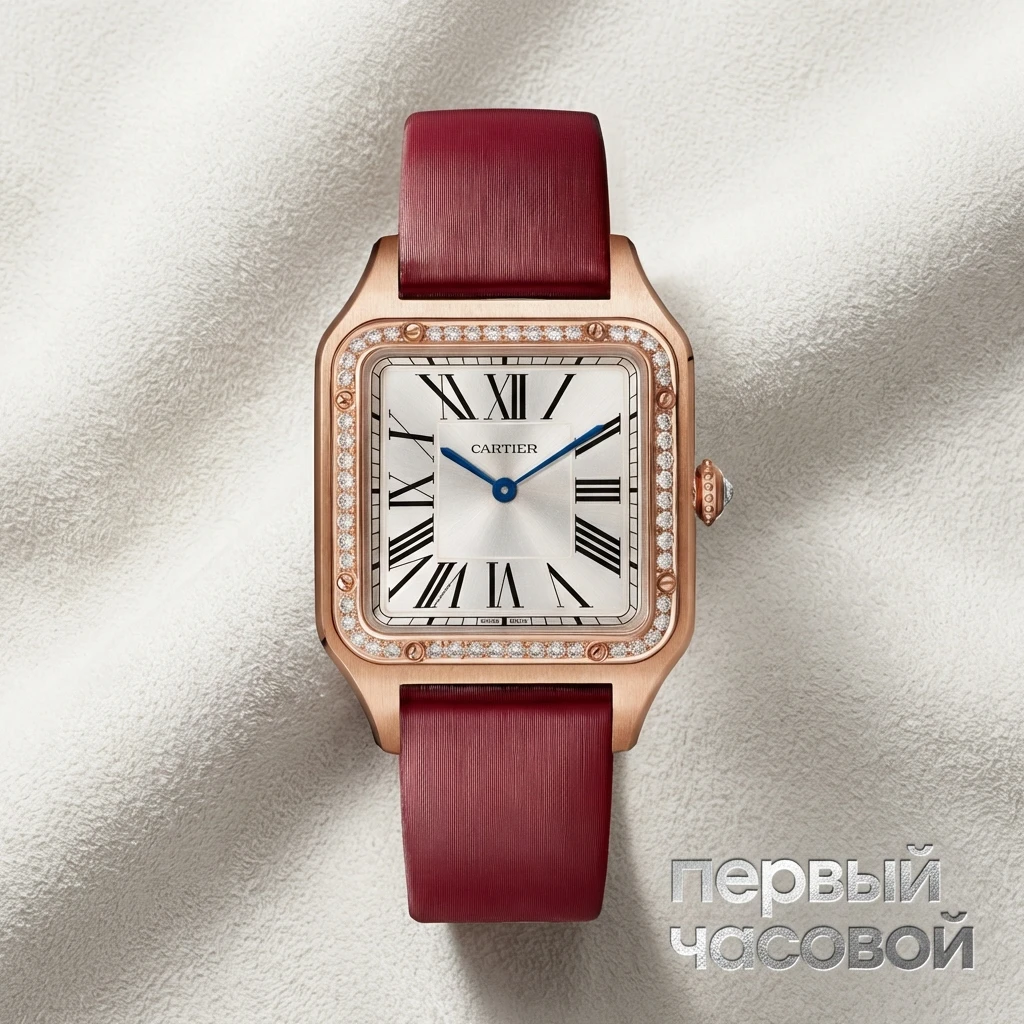 Купить элитные часы Cartier Santos-Dumont Watch WJSA0018: в наличии в Москве!