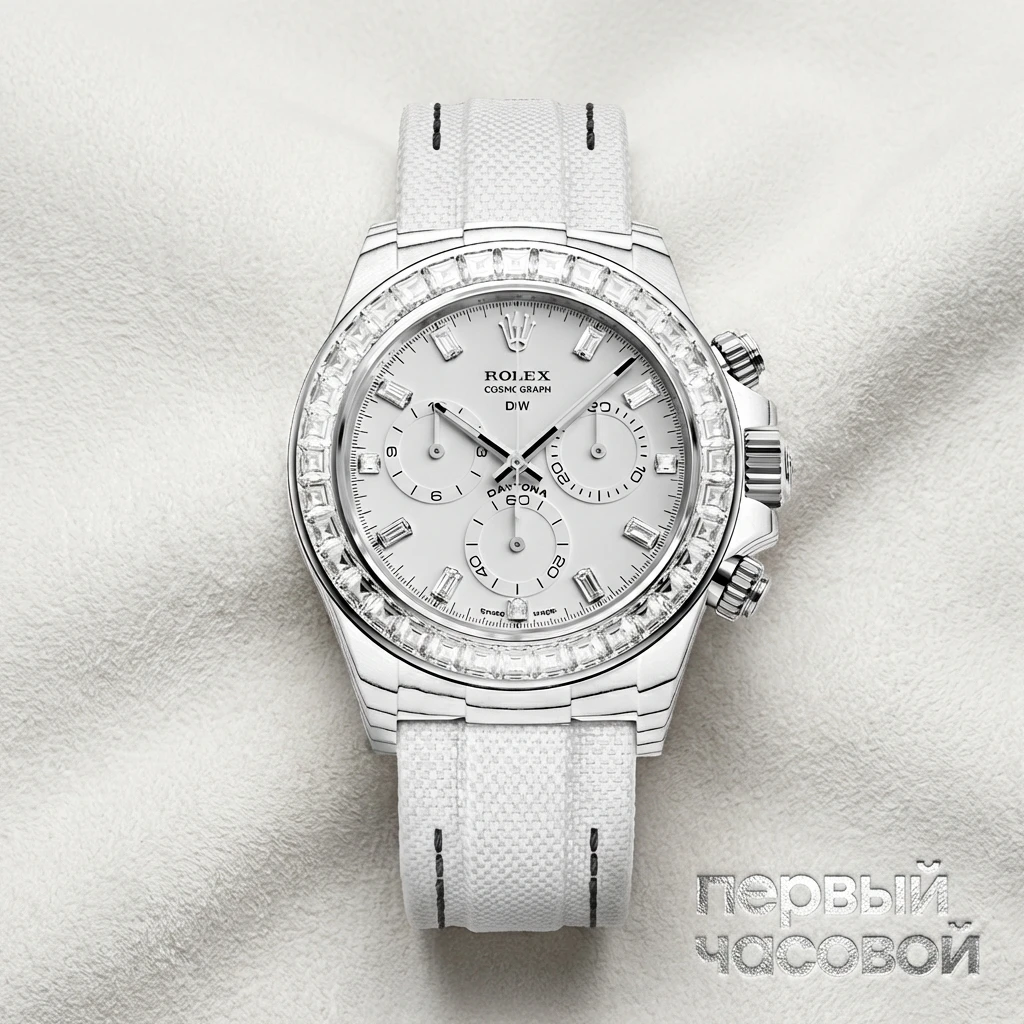 Купить элитные часы DiW Rolex Daytona 40 Mm Rainbow Crystal : в наличии в Москве!