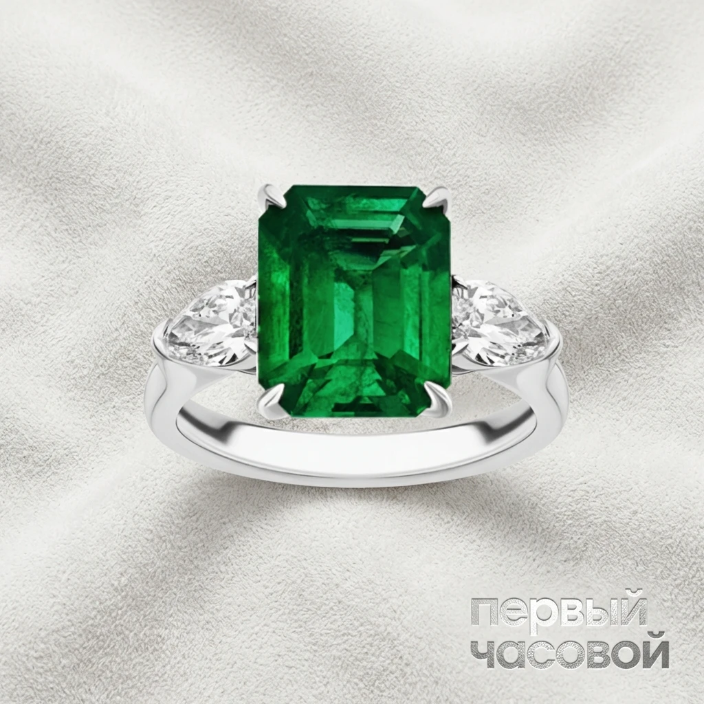 Купить украшение Studio jewelry Кольцо С Изумрудом 3,90 Ct. : в наличии в Москве!