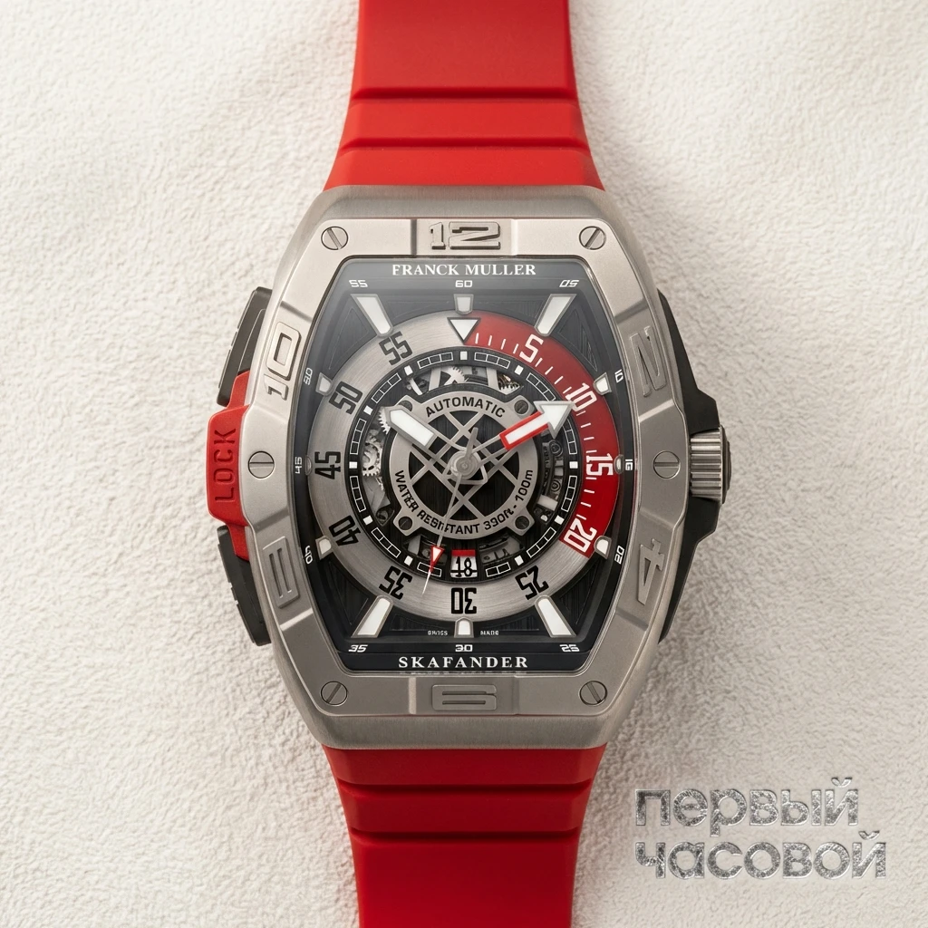 Купить элитные часы Franck Muller Skafander Classic SKF 46 DV SC DT TTNRBR TTNR.ER: в наличии в Москве!