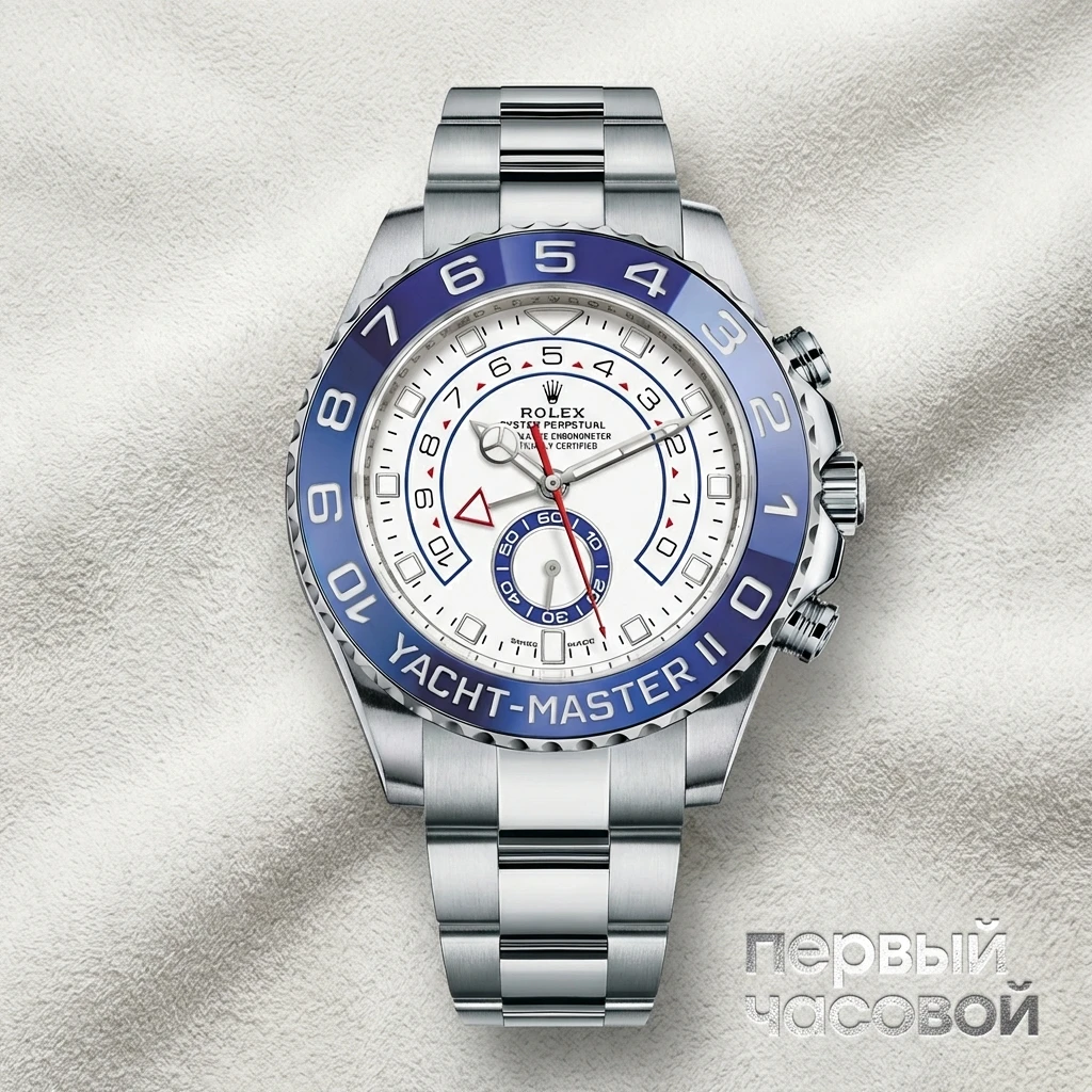 Купить элитные часы Rolex Oyster Perpetual Yacht-Master II Steel 2017 year 116680: в наличии в Москве!