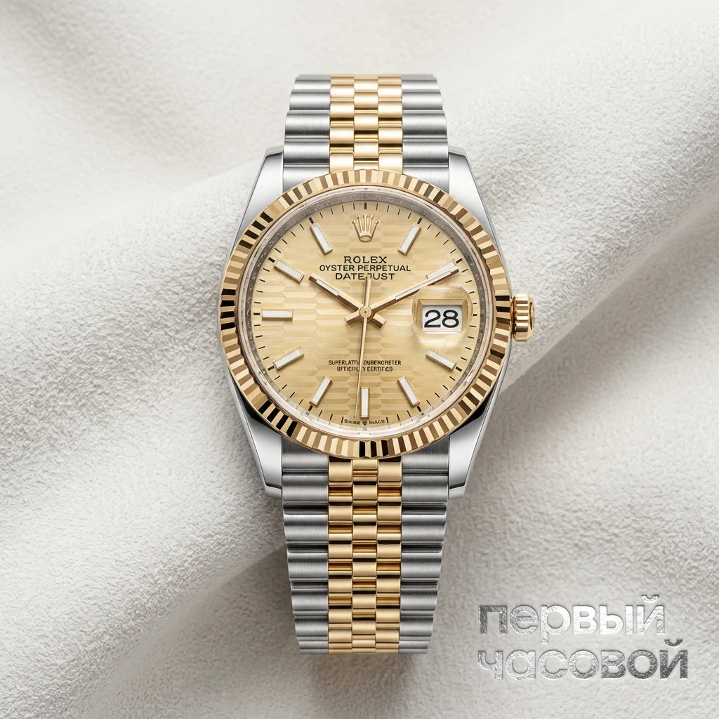 Rolex Datejust 36Mm Steel & Yellow Gold Fluted Motif 126233