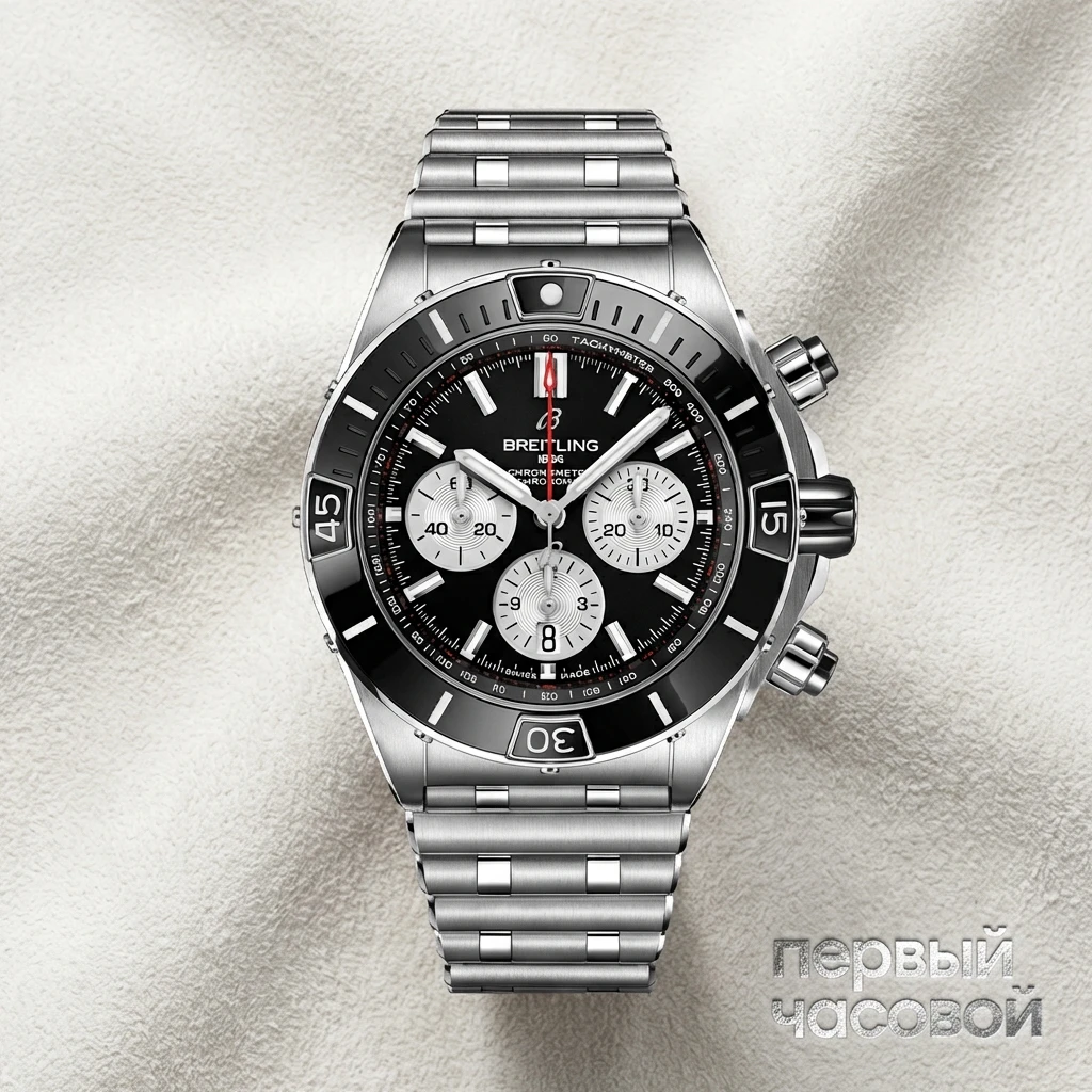 Купить элитные часы Breitling SUPER CHRONOMAT B01 44 AB0136251B1A1: в наличии в Москве!