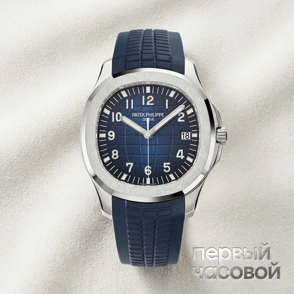 Купить элитные часы Patek Philippe Aquanaut White Gold 5168G: в наличии в Москве!