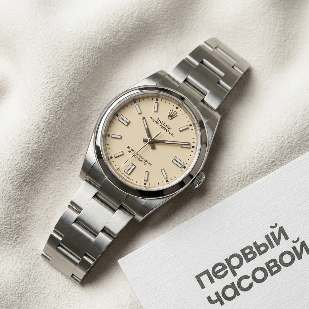 Купить элитные часы Rolex Oyster Perpetual 36Mm Biege Dial 126000: в наличии в Москве!