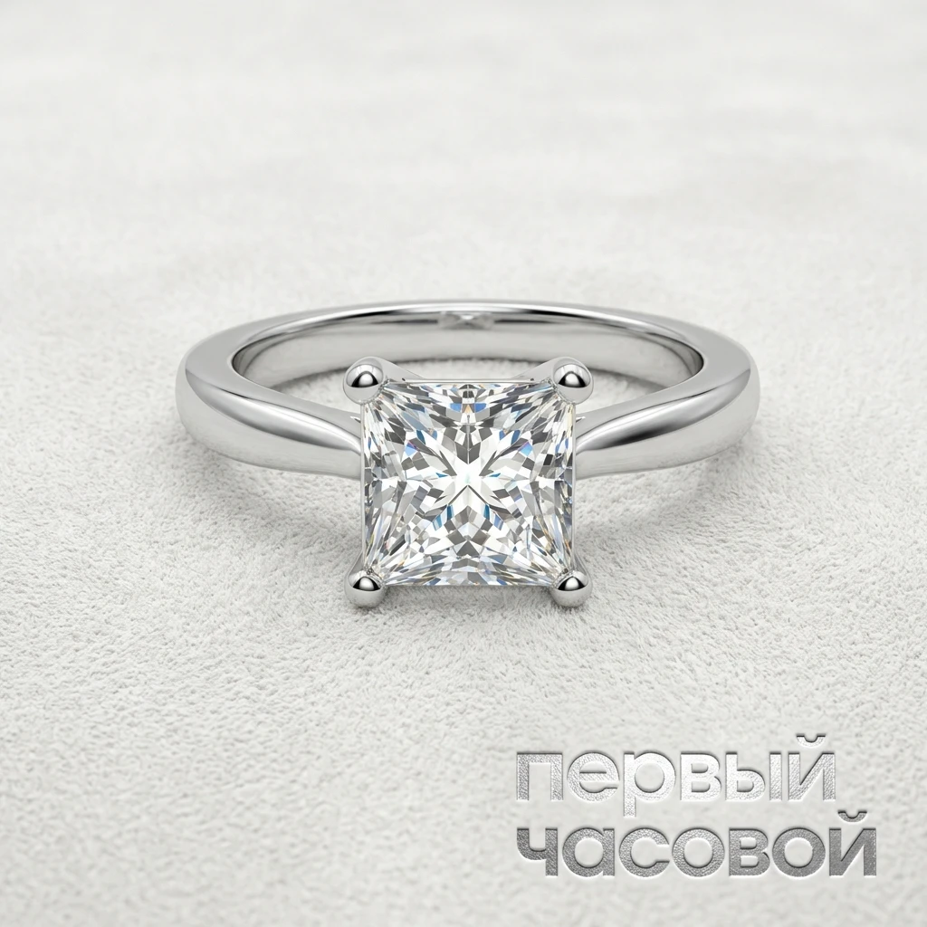 Купить украшение Studio jewelry Кольцо С Бриллиантом 1,01 Ct. F/If : в наличии в Москве!
