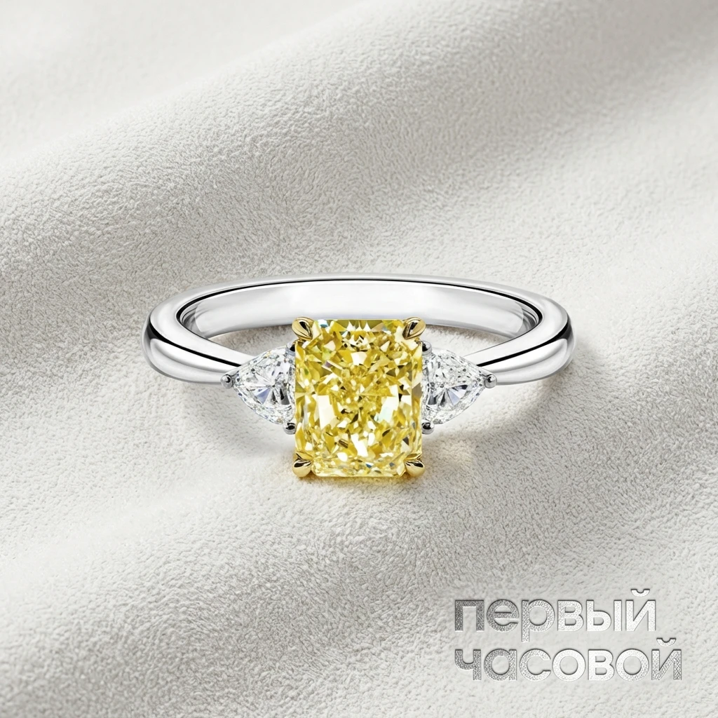 Купить украшение Studio jewelry Кольцо С Бриллиантом 1,51 Ct. W To X Range/Vs2 : в наличии в Москве!