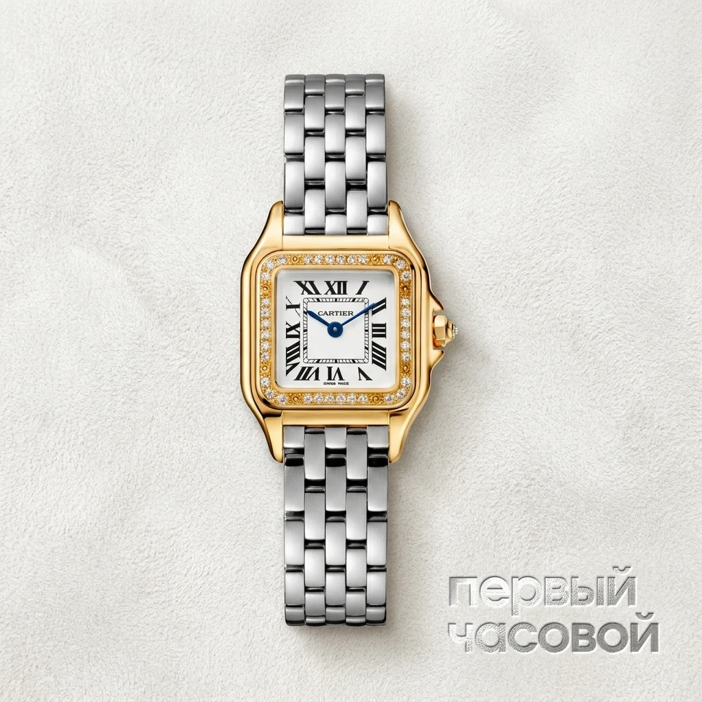 Купить элитные часы Cartier Panthere Yellow Gold Diamonds Small WJPN0048: в наличии в Москве!