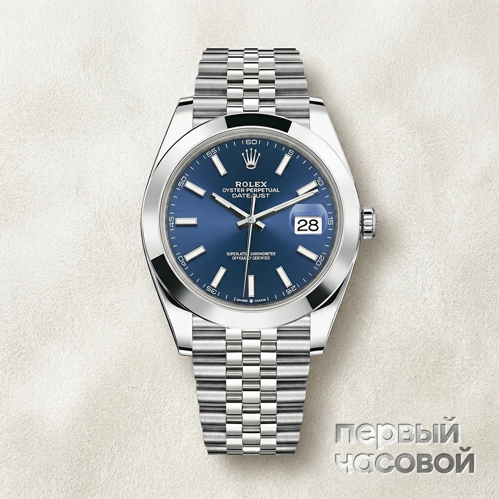 Купить элитные часы Rolex Oyster Perpetual Datejust 41 Mm Blue Sticks Jubilee 126300: в наличии в Москве!