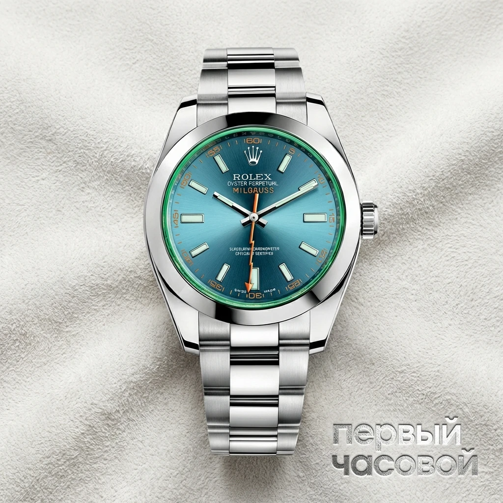 Купить элитные часы Rolex Milgaus Z-Blue Dial 116400GV: в наличии в Москве!
