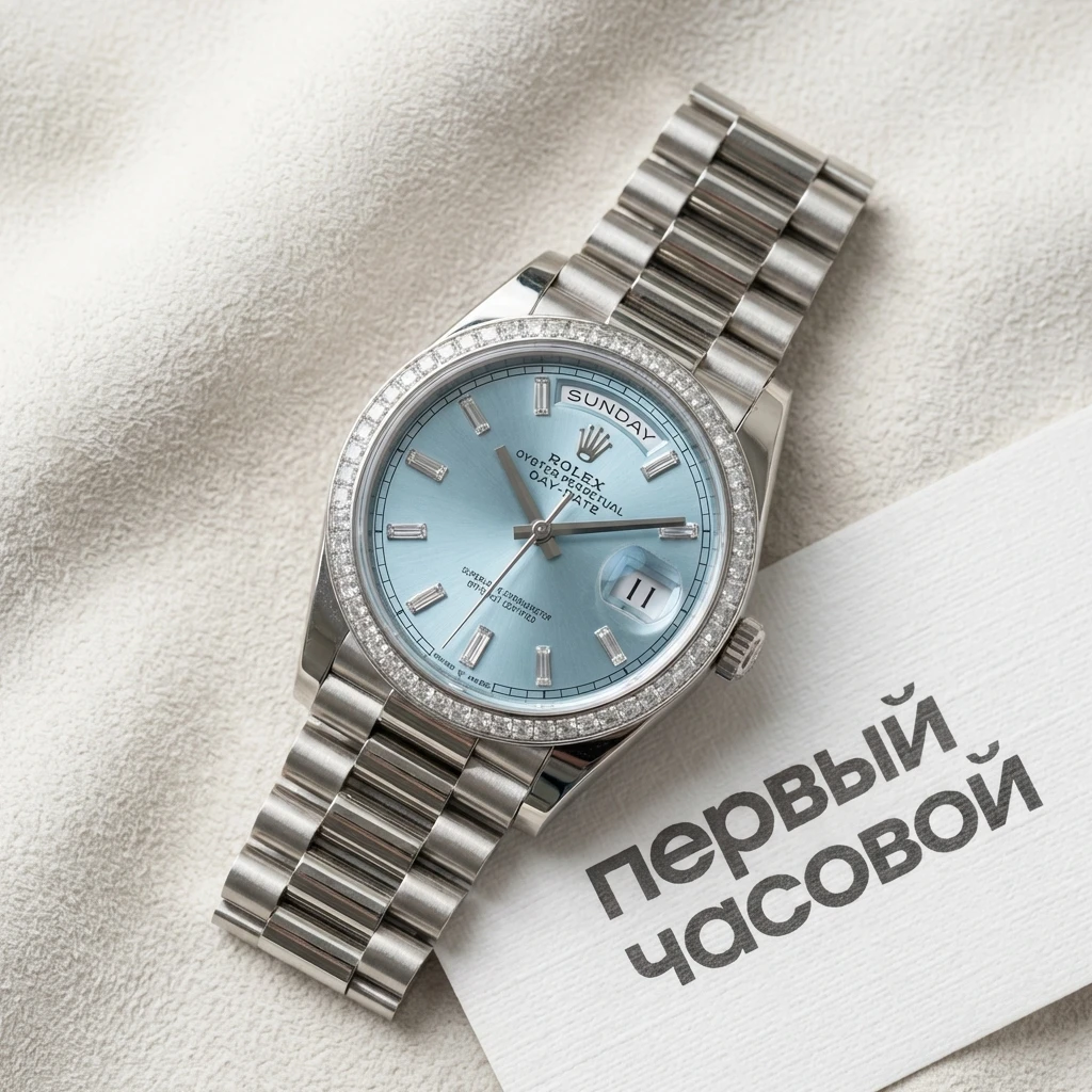 Купить элитные часы Rolex Day-Date 36 Mm Platinum And Diamonds 128396TBR: в наличии в Москве!