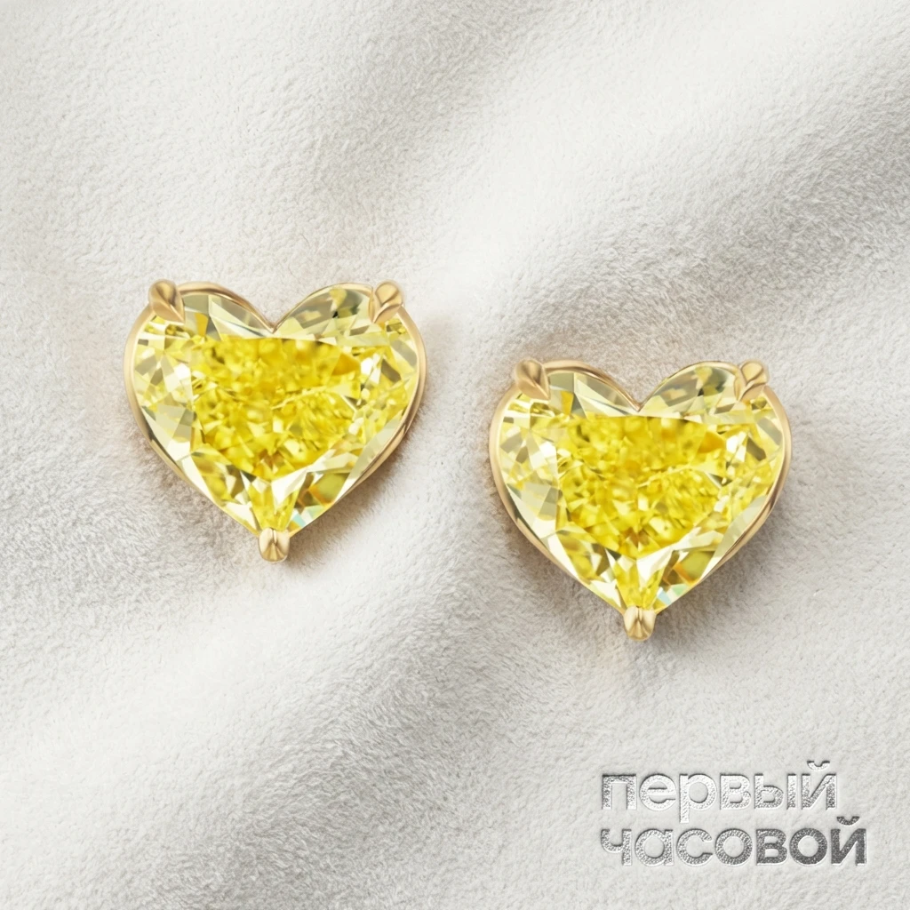 Купить украшение Studio jewelry Серьги С Бриллиантами 1,01/1,01 Ct. Y To Z/Vvs1 : в наличии в Москве!