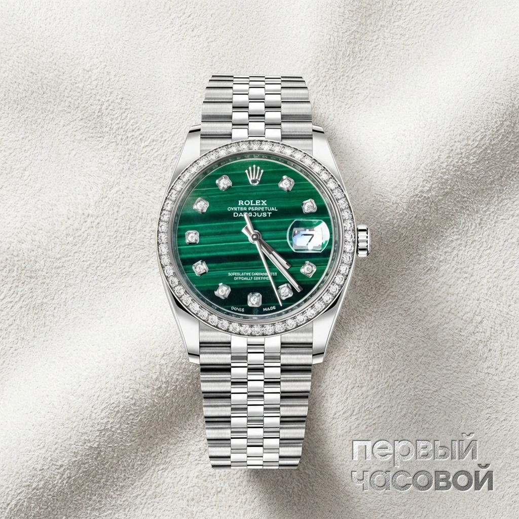 Rolex Datejust 36Mm Steel And Aftermarket Diamonds 126200FIX