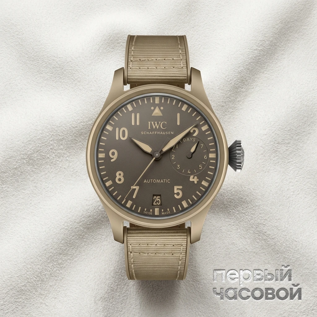 Купить элитные часы Iwc Big Pilots Watch Top Gun Edition “Mojave Desert” IW506003: в наличии в Москве!