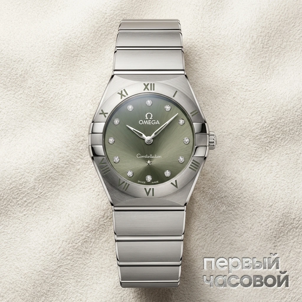 Купить элитные часы Omega Constellation Quartz 28 mm 131.10.28.60.60.001: в наличии в Москве!