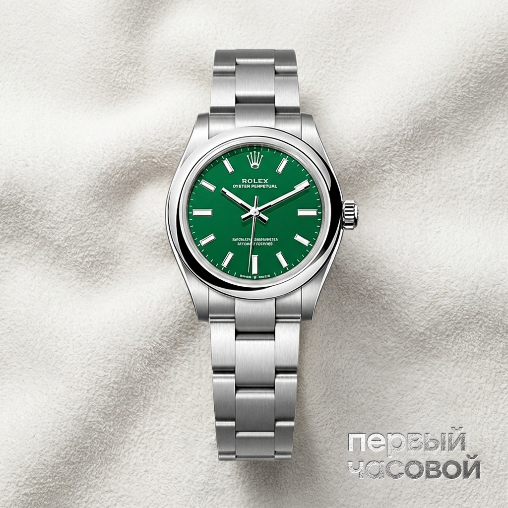 Rolex Oyster Perpetual 31Mm Green Dial