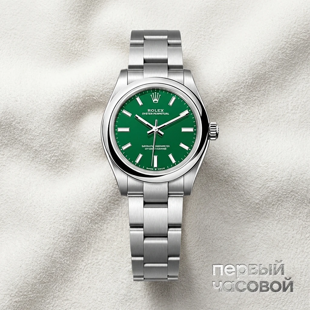 Rolex Oyster Perpetual 31Mm Green Dial 277200