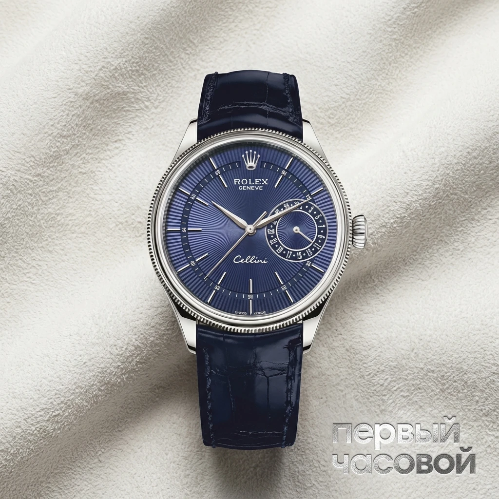 Купить элитные часы Rolex Cellini Date 39 Mm Blue 50519: в наличии в Москве!