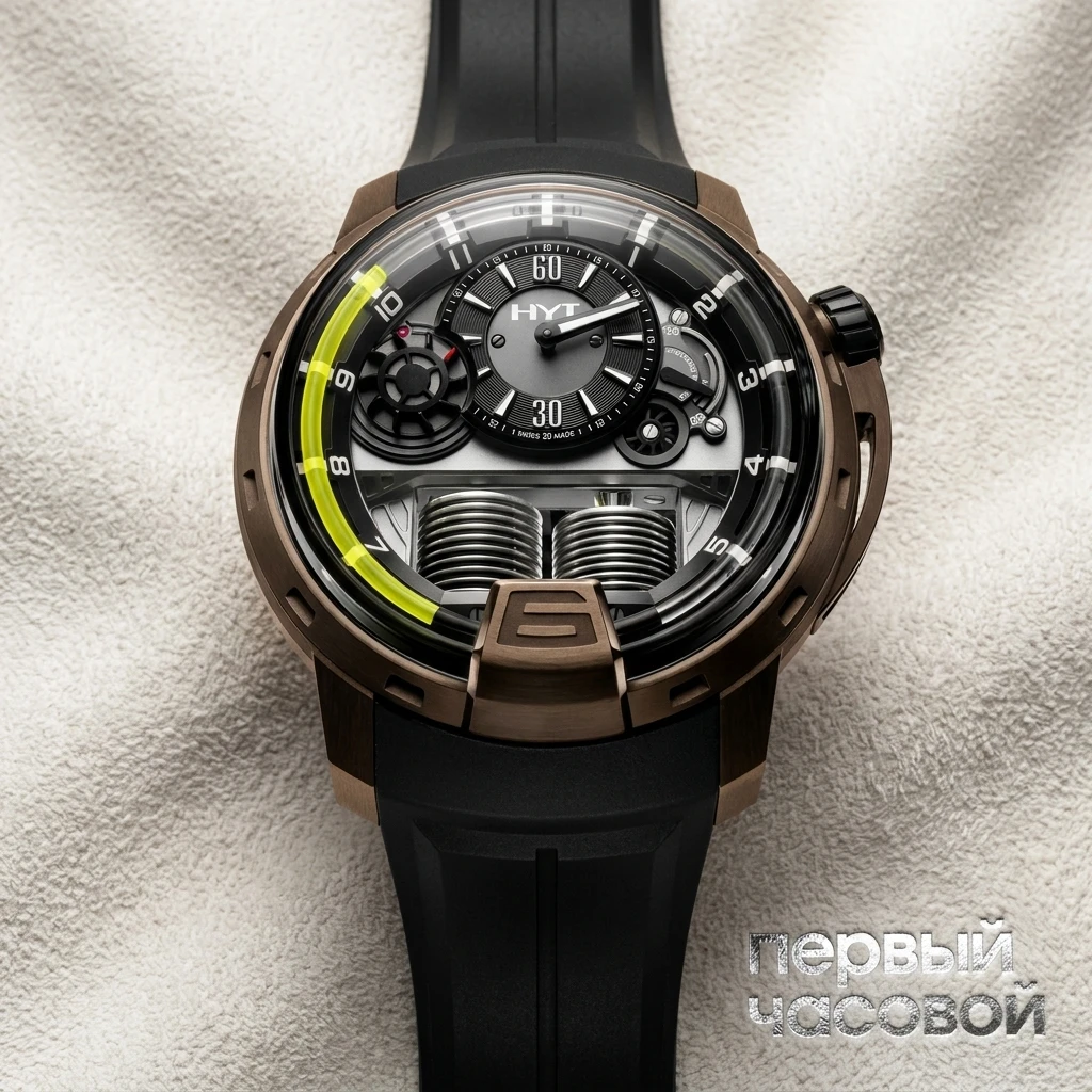 Купить элитные часы HYT H1 Collection Rich Time Edition 148-TB-21-GF-RU: в наличии в Москве!