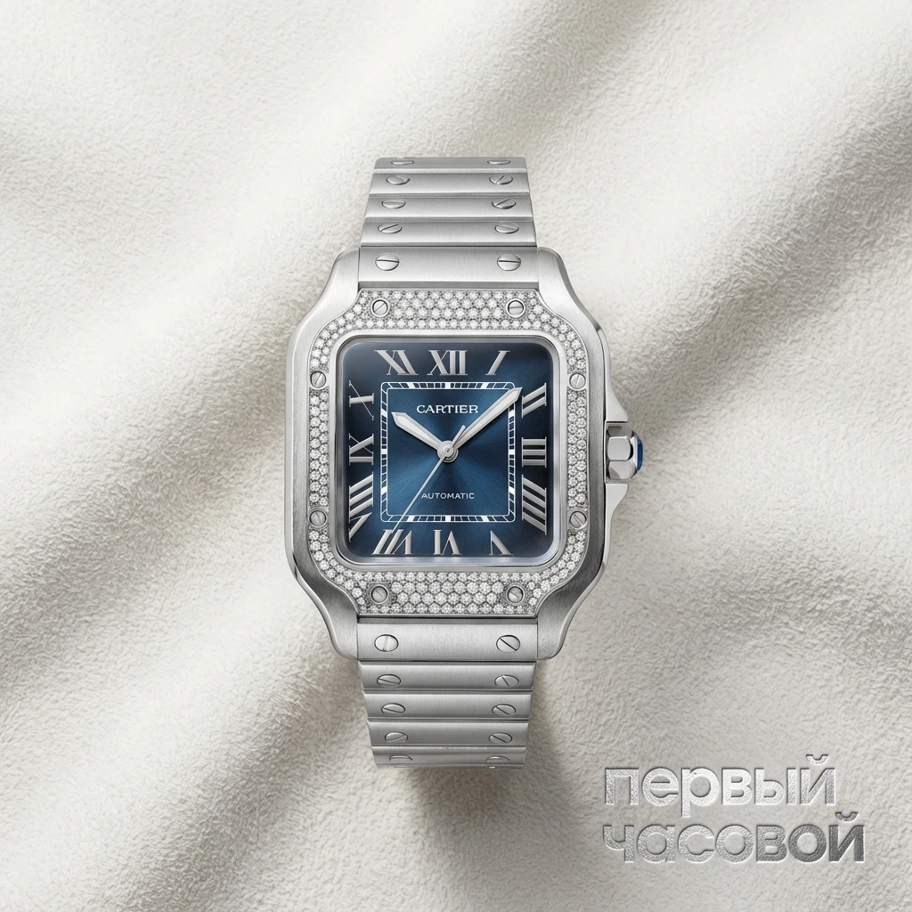 Купить элитные часы Cartier Santos De W4SA0006: в наличии в Москве!