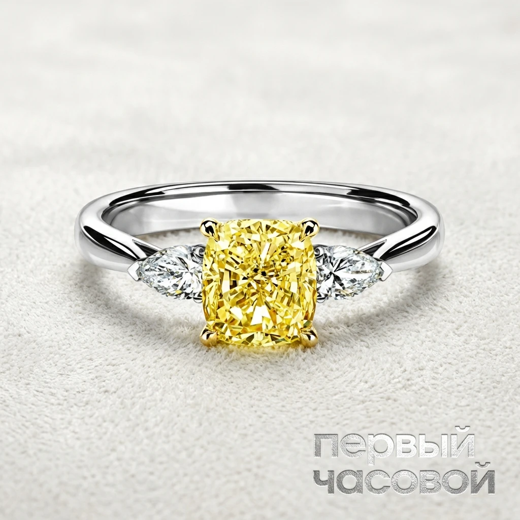 Купить украшение Studio jewelry Кольцо С Бриллиантом 2,00 Ct. W To X Range/Vvs1 : в наличии в Москве!