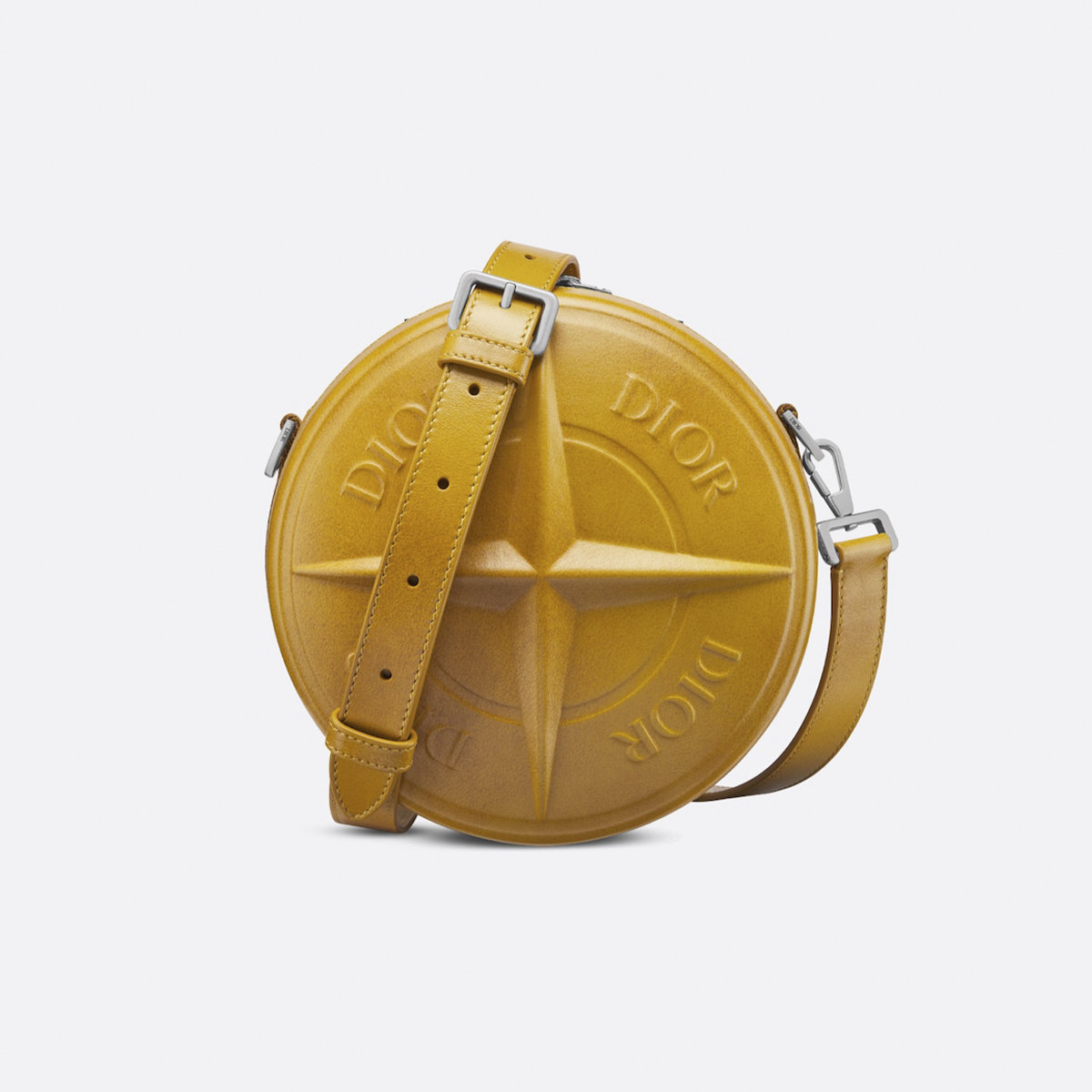 Dior Dior Stone Island Round Bag Yellow