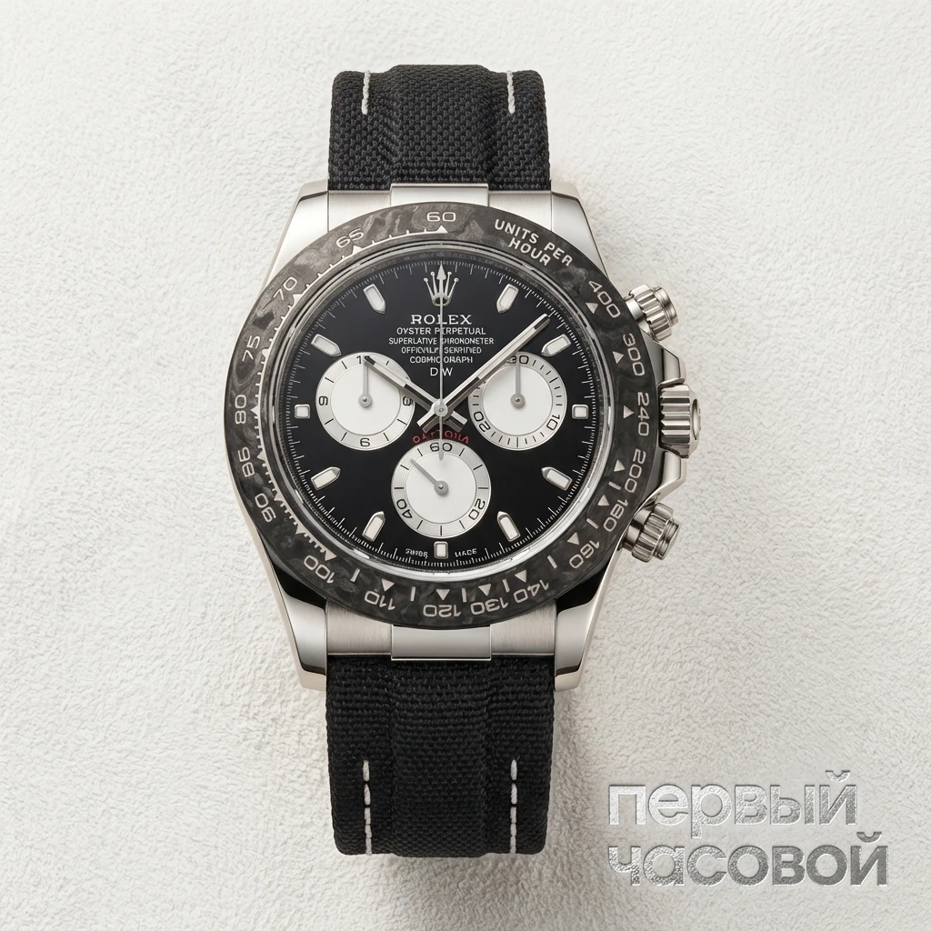 Купить элитные часы  Daytona Carbon Irbis Daytna Carbon Cream Inverted: в наличии в Москве!
