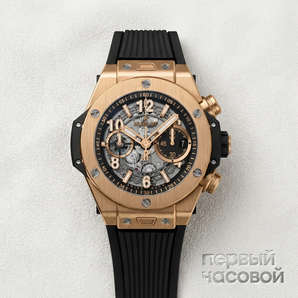Купить элитные часы Hublot Big Bang Unico King Gold 421.OX.1180.RX: в наличии в Москве!