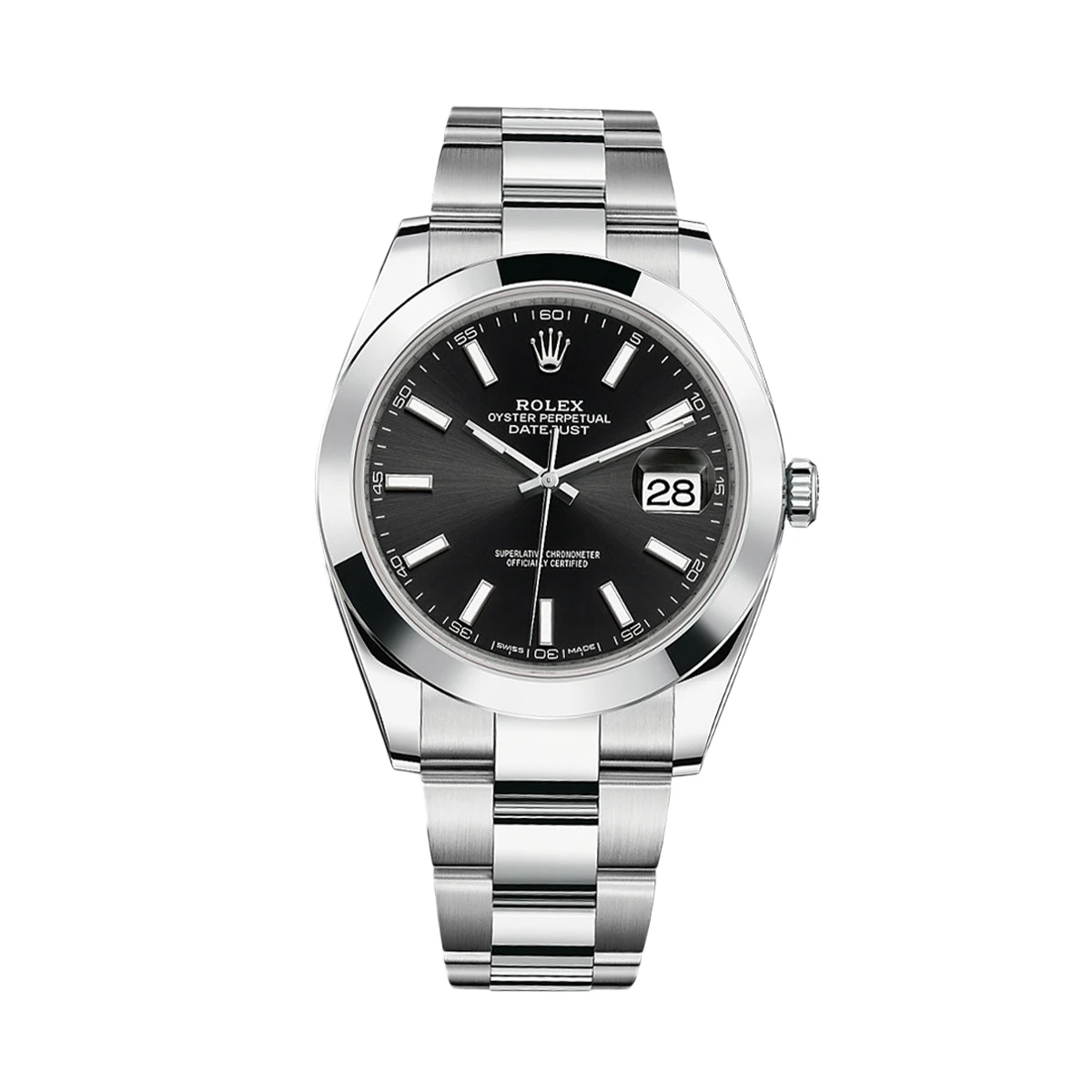 Купить элитные часы Rolex Oyster Perpetual Datejust 41 mm Black  126300: в наличии в Москве!