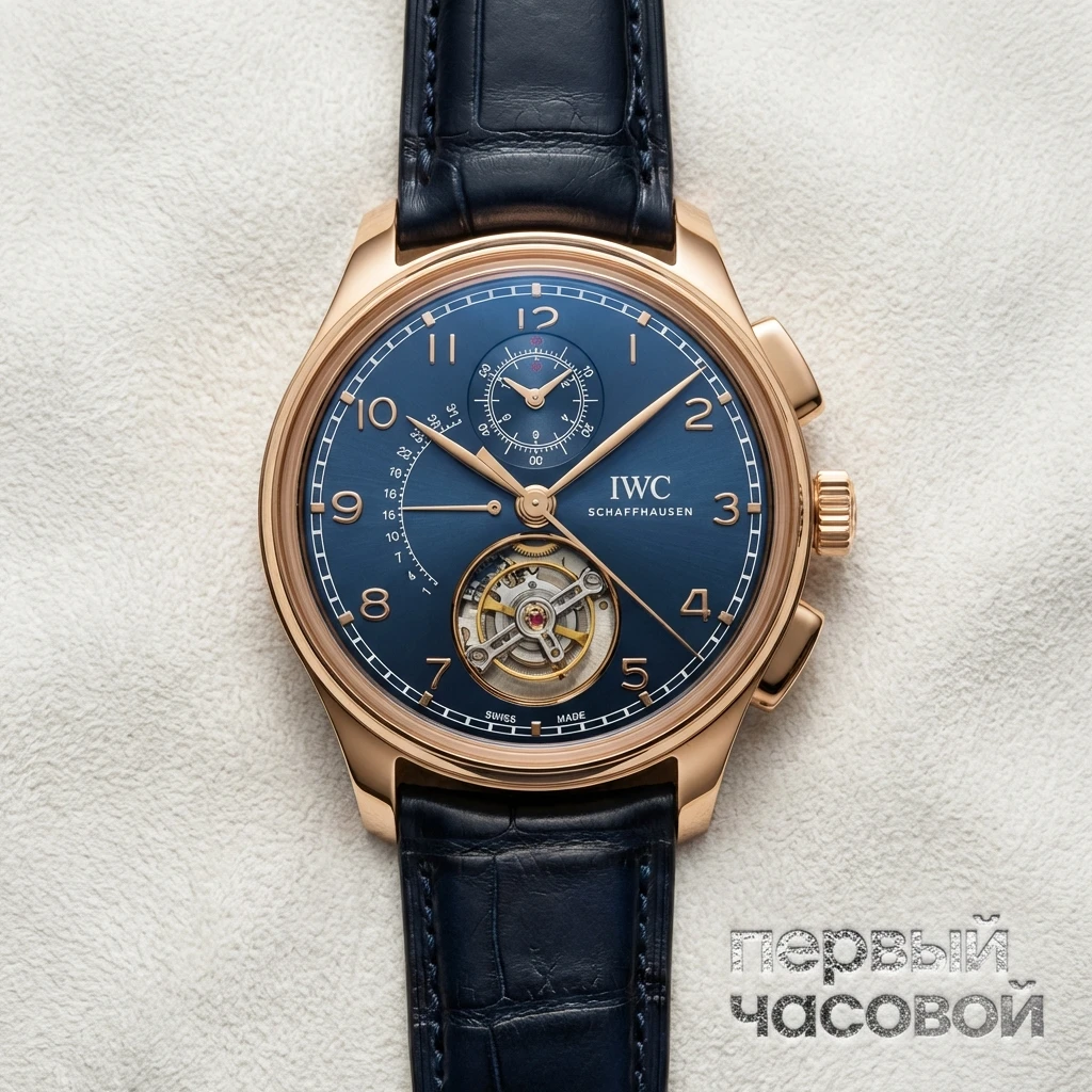 Купить элитные часы Iwc Portugieser Tourbillon Retrograde Chronograph IW394005: в наличии в Москве!